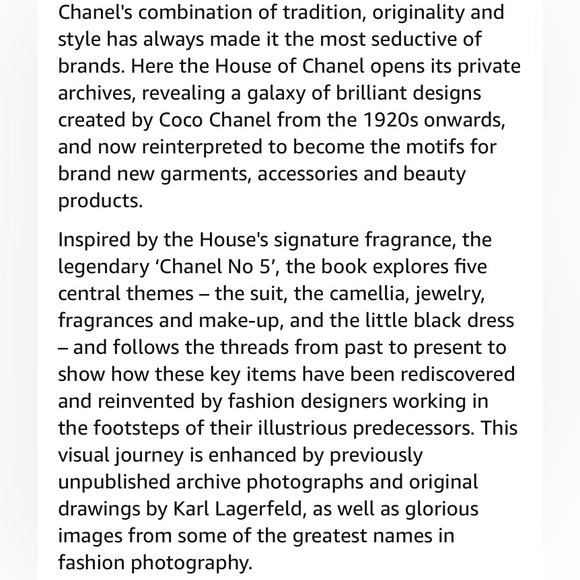 Chanel Coffee Table Book Hardcover Authentic - Picture 10 of 11